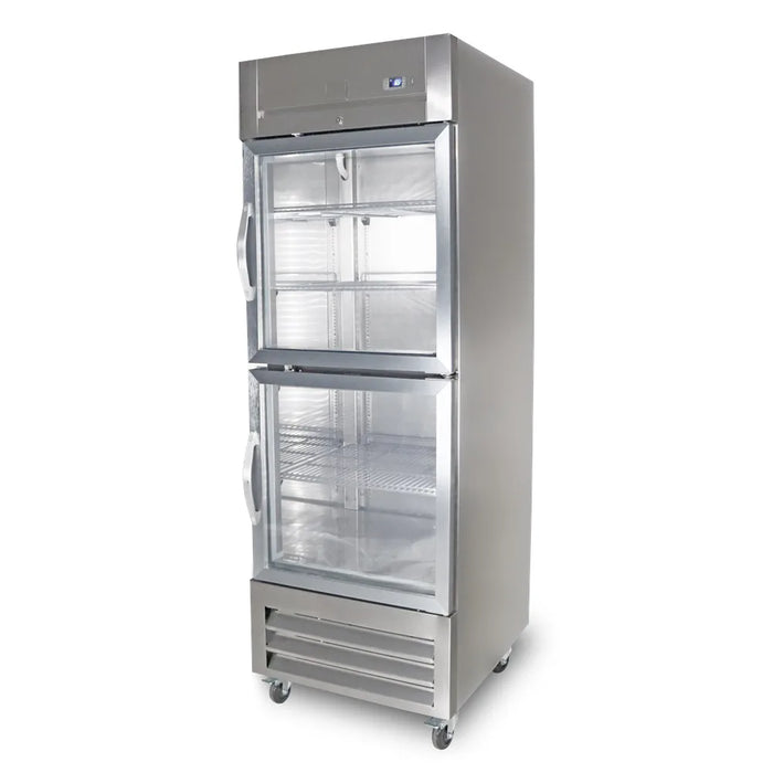 Kelvinator Commercial Reach In Refrigerator With Hinged Glass Doors, 120v