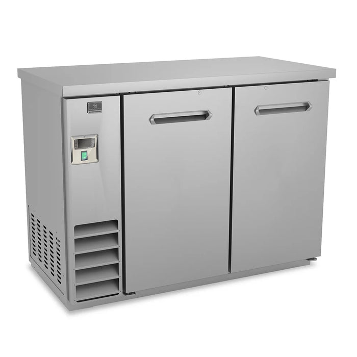 Kelvinator Commercial Bar Refrigerator With Swinging Solid Doors, Stainless, 115v
