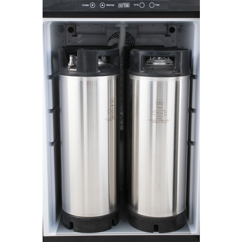 KOMOS V2 Kegerator with NukaTap Stainless Steel Faucets